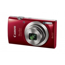 Cámara Digital Canon PowerShot ELPH 180, 20MP, Zoom óptico, Rojo/Plata - Envío Gratis