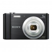 Cámara Digital Sony Cyber-shot DSC-W800, 20.1MP, Zoom óptico 5x, Negro - Envío Gratis