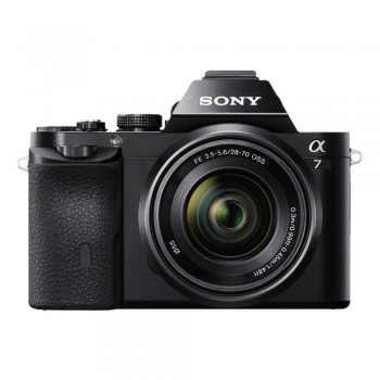 Cámara Sony Alpha α7 con Sensor Exmor CMOS, Cuerpo + Lente 28-70mm - Envío Gratis