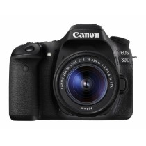 Cámara Réflex Canon EOS 80D, 24.2MP, Cuerpo + Lente 18 - 135mm - Envío Gratis
