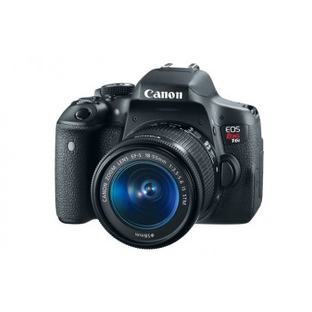 Cámara Refléx Canon EOS Rebel T6i, 24.2MP, Cuerpo + Lente 18-55mm - Envío Gratis