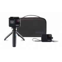 GoPro Kit de Viaje AKTTR-001 para GoPro, Negro - Incluye Estuche Compacto/Extensión Tripode/ Funda con Correa - Envío Gratis