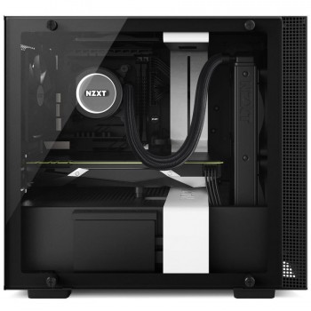 Gabinete NZXT H200 con Ventana, Mini-Tower, Mini-ITX/MicroATX, USB 3.0, sin Fuente, Blanco/Negro - Envío Gratis