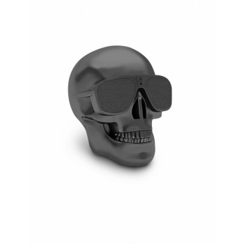 Misik Bocina Portátil Skull, Bluetooth, Inalámbrico, USB, Negro - Envío Gratis