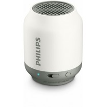 Philips Bocina BT50W/37, Bluetooth, 3.5mm, Alámbrico Inalámbrico, 2W RMS, Blanco Gris - Envío Gratis