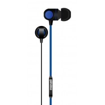 Maxell Audífonos Intrauriculares con Micrófono DOT-8, Alámbrico, 1.2 Metros, 3.5mm, Negro/Azul - Envío Gratis