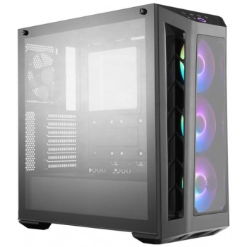 Gabinete Cooler Master MasterBox MB530P con Ventana RGB, Midi-Tower, ATX/Micro-ATX/Mini-ITX, USB 3.1, sin Fuente, Negro - Envío 