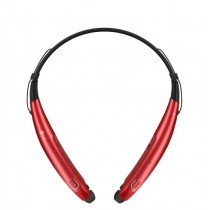 LG Audífonos Intrauriculares con Micrófono Tone Pro, Bluetooth, Inalámbrico, Negro/Rojo - Envío Gratis