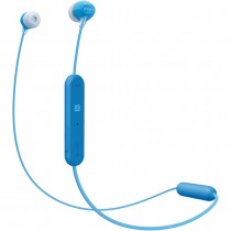 Sony Audífonos Intrauriculares con Microfono WI-C300, Inalámbrico, Bluetooth, Azul - Envío Gratis