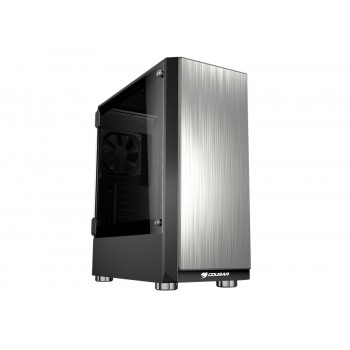 Gabinete Cougar Trofeo con Ventana, Midi-Tower, ATX/EATX/Micro-ATX/Mini-ITX, USB 3.0/2.0, sin Fuente, Aluminio/Negro - Envío Gra