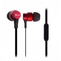 Stylos Audífonos Intrauriculares con Micrófono STSAUA1R, Alámbrico, 1.2 Metros, 3.5mm, Rojo - Envío Gratis