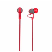 Mobifree Audífonos Intrauriculares con Micrófono Urban Kaos, Alámbrico, 1.2 Metros, 3.5mm, Coral - Envío Gratis