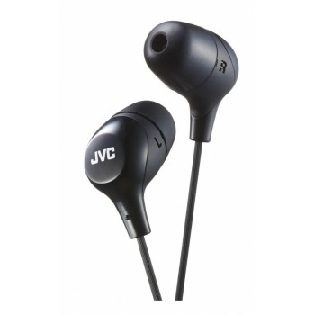 JVC Audífonos Intrauriculares Marshmallow, Alámbrico, 1 Metro, Negro - Envío Gratis