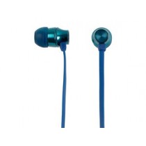 Mobifree Audífonos Intrauriculares con Micrófono Metalic, Alámbrico, 1.2 Metros, 3.5mm, Azul - Envío Gratis