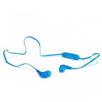 Vorago Audífonos Intrauriculares con Micrófono 103, Inalámbrico, Bluetooth, Azul - Envío Gratis