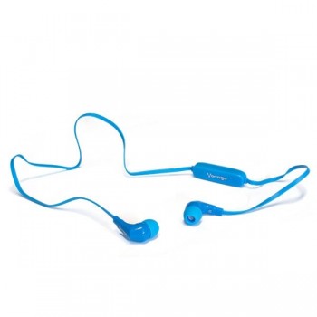 Vorago Audífonos Intrauriculares con Micrófono 103, Inalámbrico, Bluetooth, Azul - Envío Gratis