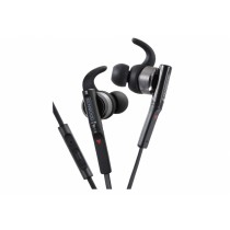 Kenwood Audífonos Intrauriculares Deportivos KHS-R800-B, Alámbrico, 60cm, 3.5mm, Negro/Gris - Envío Gratis