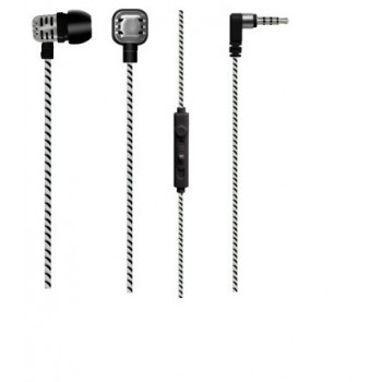 Maxell Audífonos Intrauriculares con Micrófono Wired Retro, Alámbrico, 1.2 Metros, 3.5mm, Platino - Envío Gratis