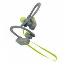 Klip Xtreme Audífonos Intrauriculares Deportivos JogBudz, Inalámbrico, Bluetooth, 3.5mm, Verde/Gris - Envío Gratis