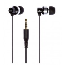 Grixx Audífonos Intrauriculares con Micrófono GROHU3000, Alámbrico, 1.2 Metros, 3.5mm, Negro - Envío Gratis