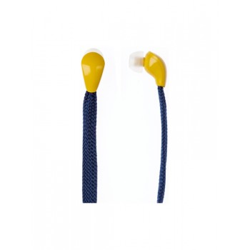 Grixx Audífonos Intrauriculares GROHIELACE01, Alámbrico, 1.2 Metros, 3.5mm, Azul/Amarillo - Envío Gratis