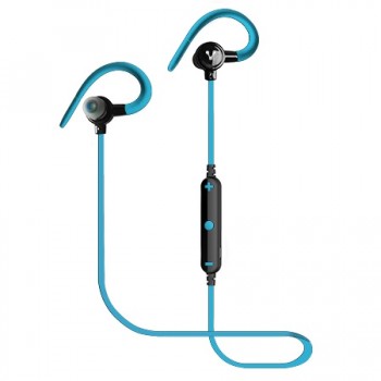 Vorago Audífonos Intrauriculares Deportivos ESB-300, Inalámbrico, Bluetooth, 60cm, Negro/Azul - Envío Gratis