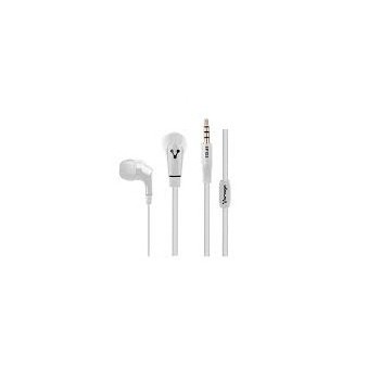 Vorago Audífonos con Micrófono EP-103, Alámbrico, 3.5mm, 1.2 Metros, Blanco - Envío Gratis