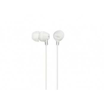 Sony Audífonos MDR-EX15LP/W, Alámbrico, 1.2 Metros, Blanco - Envío Gratis