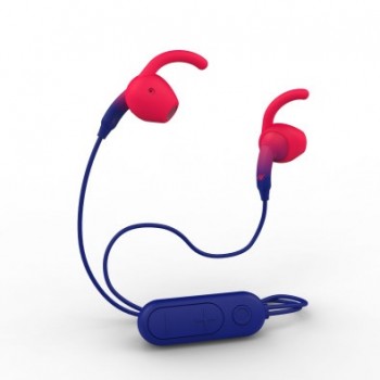 Zagg Audífonos Intrauriculares Sound Hub Tone, Inalámbrico, Bluetooth, USB, Azul/Rojo - Envío Gratis