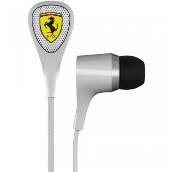 Ferrari Audífonos Intrauriculares con Micrófono s100i, Alámbrico, 3.5mm, Blanco - Envío Gratis