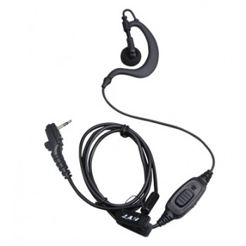 Hytera Audífono Intrauricular con Micrófono EHS13, Alámbrico, 2.5mm, Negro - Envío Gratis