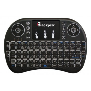 Blackpcs Mini Teclado Air Mouse, IR Inalámbrico, USB, Negro - Envío Gratis