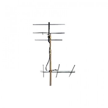 Syscom Kit de 2 Antenas para Televisión AO3TV-RL/4 para Exteriores, Gris - Envío Gratis