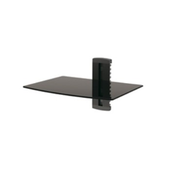 Ghia Soporte de Pared para DVD/AV, hasta 8kg, Cristal Negro - Envío Gratis