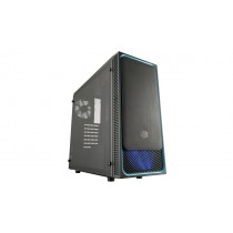 Gabinete Cooler Master MasterBox E500L con Ventana LED Azul, Midi-Tower, ATX/Micro-ATX/Mini-ITX, USB 3.0, sin Fuente - Envío Gra