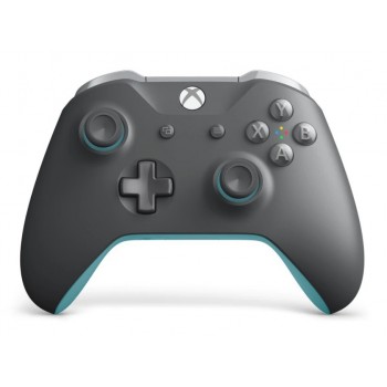 Microsoft Gamepad para Xbox One, Inalámbrico, Bluetooth, Azul/Gris - Envío Gratis