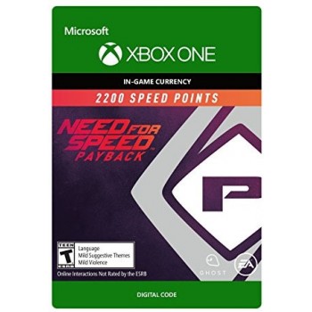 Need for Speed Payback, 2200 Puntos, Xbox One - Envío Gratis