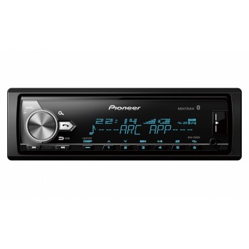 Pioneer Autoestéreo MVH-X585BT, 88W, FLAC/MP3/WAV/WMA, Bluetooth/USB/CD, Negro - Envío Gratis