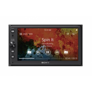 Sony Autoestéreo XAVAX100, Pantalla 6.4", 55W, A2DP/AVRCP/HFP/PBAP, USB 2.0, Negro - Envío Gratis