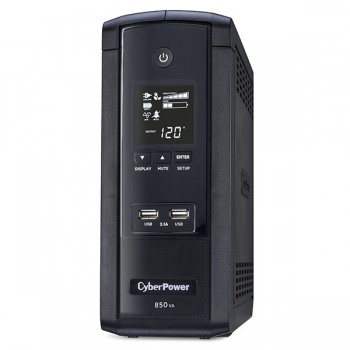 No Break CyberPower BRG850AVRLCD, 510W, 850VA, Entrada 90-148V, 10 Contactos - Envío Gratis