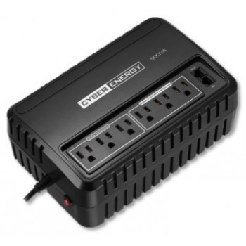 CyberPower No Break con Regulador CyberEnergy OM500A, 500VA, Entrada 82-148V, 6 Contactos - Envío Gratis