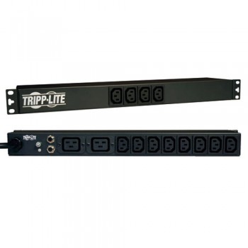 Tripp Lite PDU Básico Monofásico, 1.6/3.8kW, 100-240V (12-C13 y 2-C19), C20, C14/L6-20P/L5-20P/5-20P/5-15P, 1U - Envío Gratis