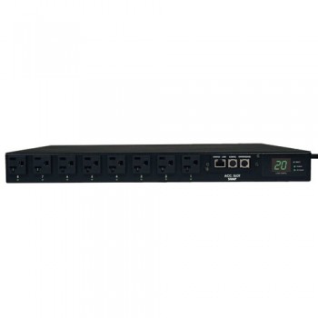 Tripp Lite PDU Monofásico Controlable / Switch de Transferencia Automática, 1.9kW 20A 120V, Instalación Horizontal 1U en Rack - 