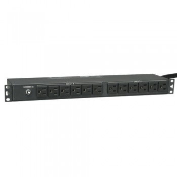 Tripp Lite PDU Monofásico Básico, 30A 120V, para Instalación Horizontal en 1U de Rack - Envío Gratis