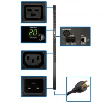 Tripp Lite PDU Monitoreable Monofásico, 3.2-3.8kW, 200-240V, para Instalación Vertical 0U en Rack - Envío Gratis