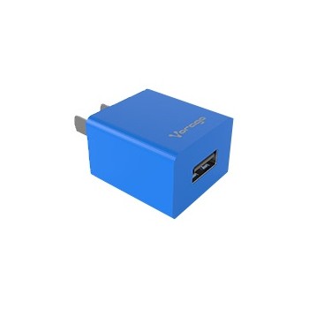 Vorago Cargador de Pared AU-105 V2, 5V, 1 Puerto USB 2.0, Azul - Envío Gratis