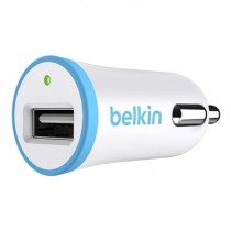 Belkin Cargador para Auto F8J054, 5V 1x USB 2.0, Blanco/Azul - Envío Gratis