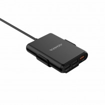 Adata Cargador para Auto CV0525, 4x USB 2.0, 1x USB 3.0, Negro - Envío Gratis