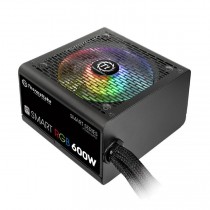 Fuente de Poder Thermaltake Smart RGB 80 PLUS, 20+4 pin ATX, 120mm, 600W - Envío Gratis