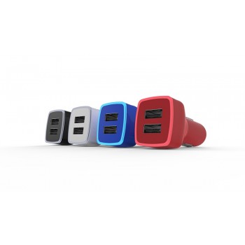Vorago Cargador para Auto AU-103 V2, 5V, 2 Puertos USB 2.0, Azul - Envío Gratis
